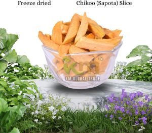 Freeze Dried Chikoo (Sapota) Fruit Slices