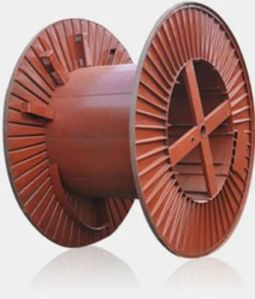 Red Mild Steel Process Cable Drum