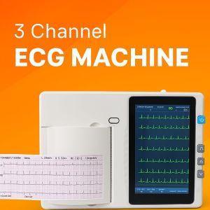 3 Channel Digital ECG Machine