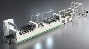 Folding Stand up Zipper Pouch Making Machine