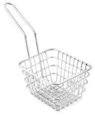 Wire Chip Frying Basket Square