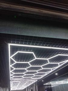 Car Detailing Studio Hexagon LED Light