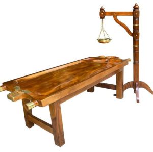 Fibre Brown Shirdhara Set