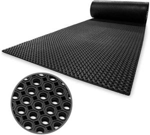 Black Rubber Flooring Mat