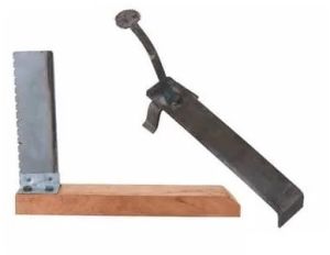 Wooden Base Iron Blade