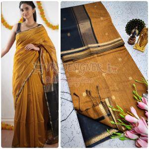 Black Kalyani Cotton Silk Sarees