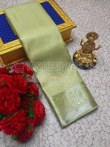Multicolor Pure Tissue Silk Saree