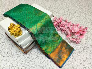 Multicolor Weaving Bridal Silk Saree