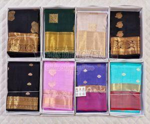 Weaving Kanchipuram Soft Silk Sarees