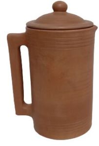 Brown Clay Water Jug