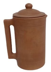 Brown Clay Water Jug