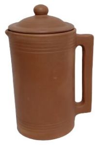 Brown Clay Water Jug