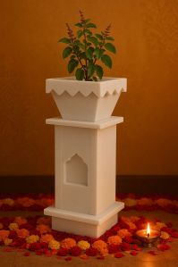 Marble Tulsi Stand