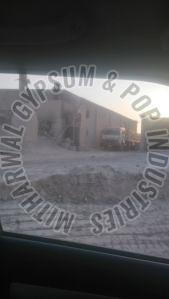 Raw Gypsum Plaster