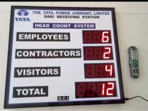 Head Count Display System