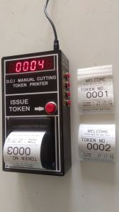 Manual Token Printing Machine