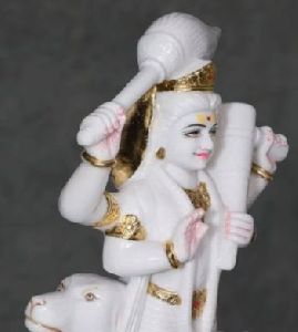Marble Kal Bhairav Statue