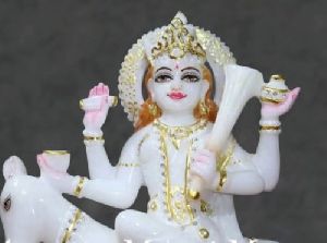 Marble Sheetla Mata Statue