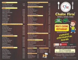 Custom Menu Card Printing Service