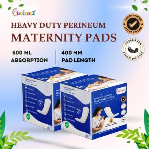 Cutetotz Premium Heavy Duty Perineum Maternity Pads-Pack OF 01 (06 Pads)
