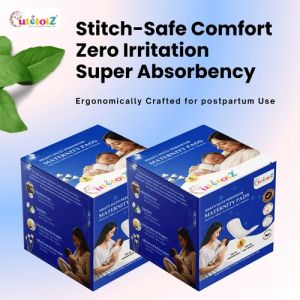 Cutetotz Premium Heavy Duty Perineum Maternity Pads-Pack OF 01 (06 Pads)