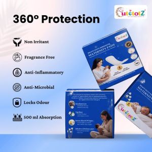 Cutetotz Premium Heavy Duty Perineum Maternity Pads-Pack OF 01 (06 Pads)