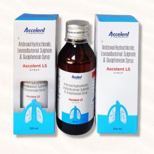 Ambroxol Hydrochloride, Levosalbutamol Sulphate & Guaiphenesin Syrup