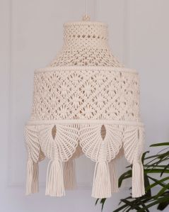 Fancy Macrame Lampshade