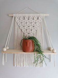 Macrame Wall Hanging Shelf