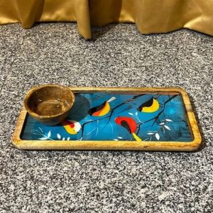 Wooden Epoxy Serving Platter