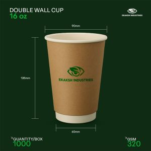 16 OZ Double Wall Paper Cup