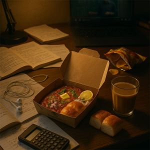 500ml Disposable Paper Lunch Box