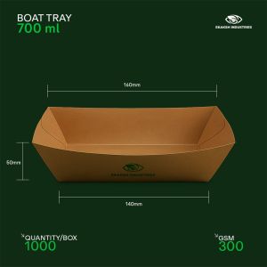 700ml Disposable Paper Boat Tray