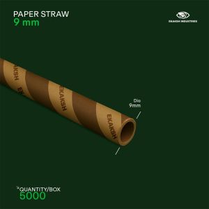 9mm Designer Printed Paper Straw