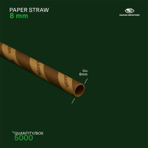 Printed 8mm Paper Straw