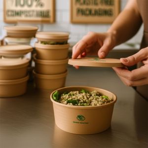 90mm Flat Plastic Lid