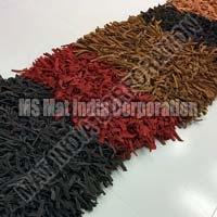 Handmade Leather Shaggy Rugs