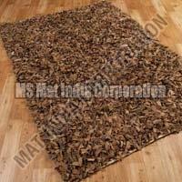 Handmade Leather Shaggy Rugs