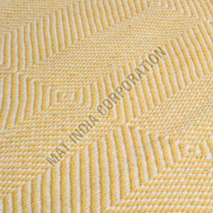 Woolen Rectangular Home Flat Weave Rug