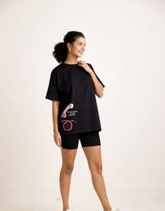 Ladies Hello Round Neck T-Shirts