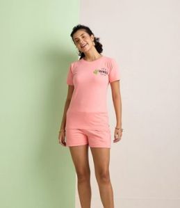 Ladies Summer Round Neck T-Shirts
