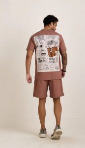 Mens Brown Co Ord Set