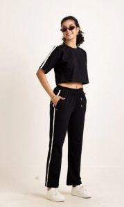 Ladies Black Co Ord Set