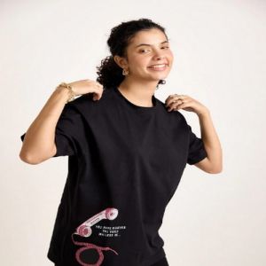 Ladies Hello Round Neck T-Shirts