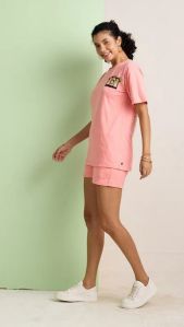 Ladies Pink Co Ord Set