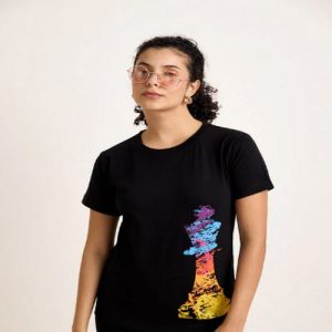 Ladies Queen Round Neck T-Shirts