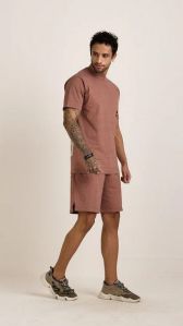 Mens Brown Co Ord Set