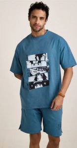 Mens Dark Blue Co Ord Set