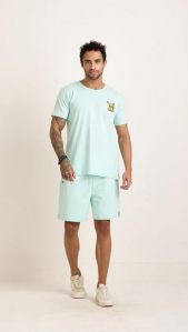 Mens Light Blue Co Ord Set