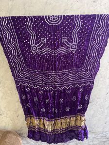 Purple Modal Silk Chandrokhani Dupatta